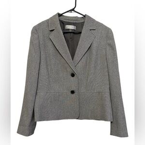 Kasper Gray Blazer Work Professional Wear Women’s Size 18 PTP 22.5”